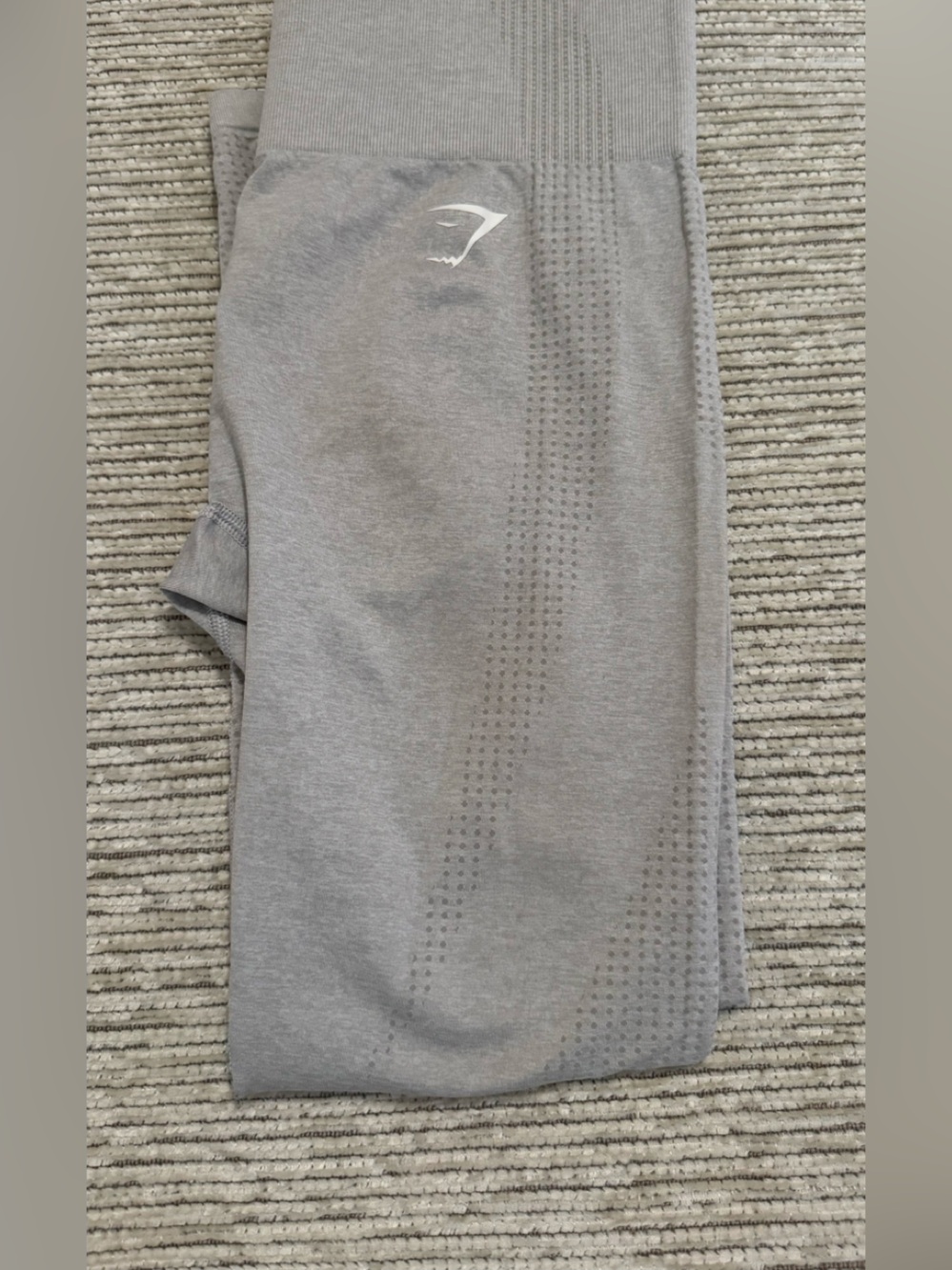 Gymshark Light Gray Seamless High-Waist Leggings